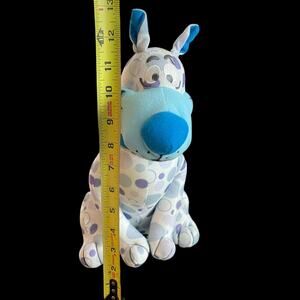 Toy Factory Polka Dot Scooby Doo Plush Blue Green Disco Stuffed Animal Toy Dog